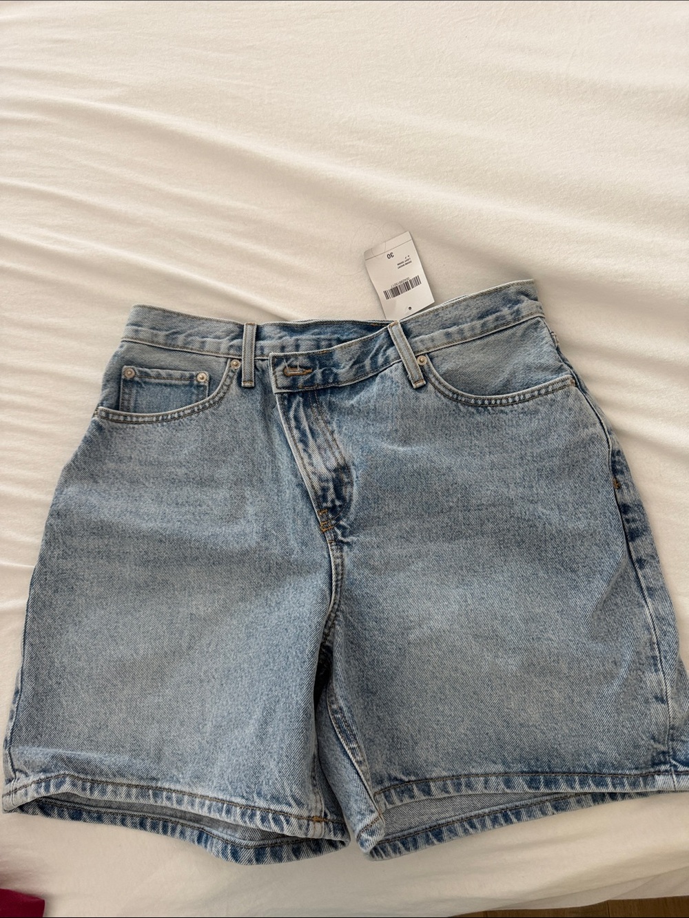 Forever 21 Light Denim Shorts - Light Blue
